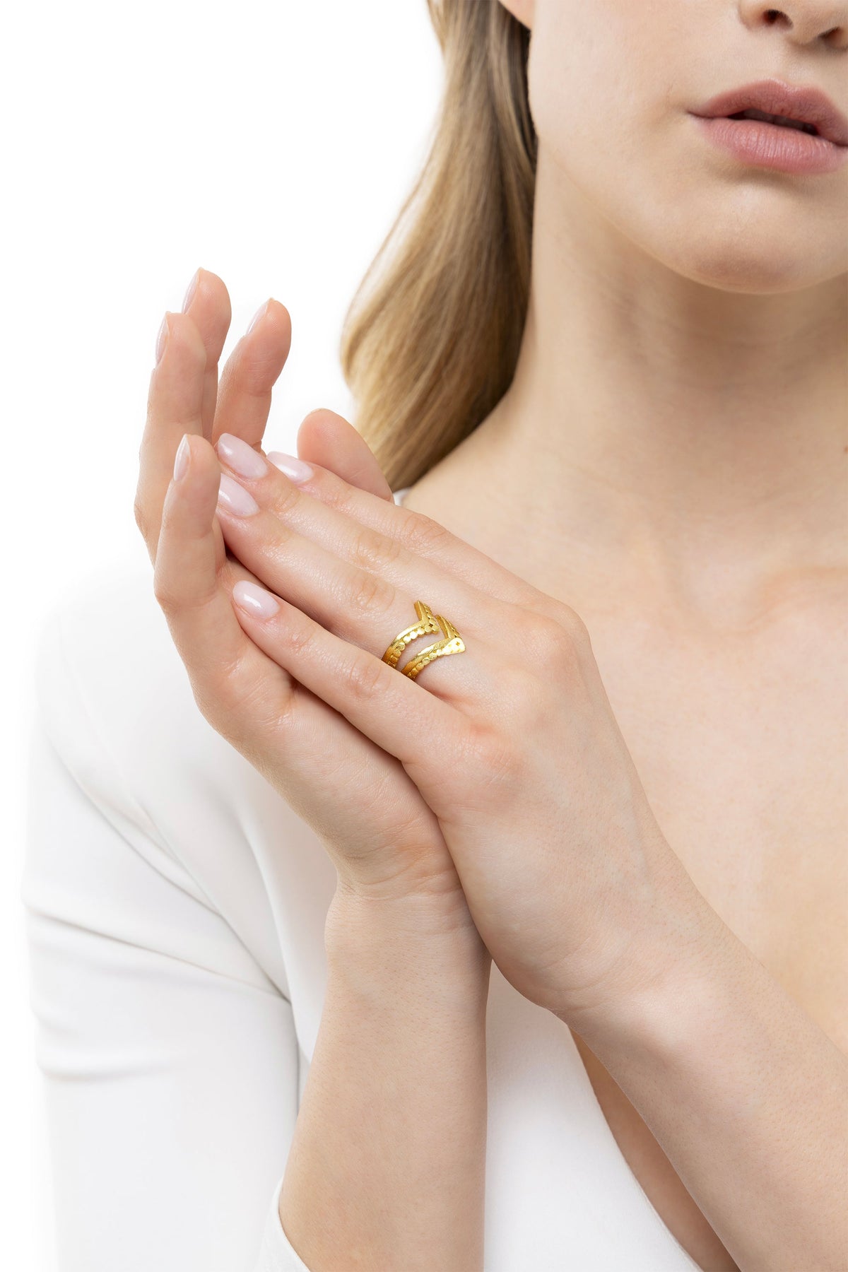 VESTOPAZZO - Adjustable Double Tip Ring
