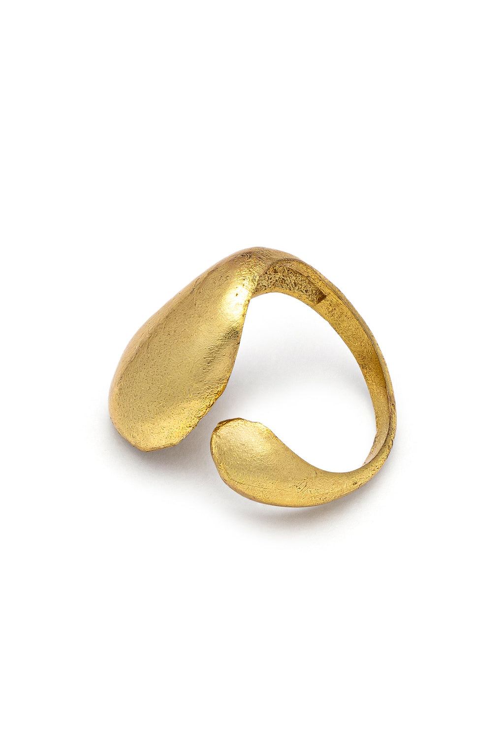 VESTOPAZZO - Adjustable Ring With Wavy Petal