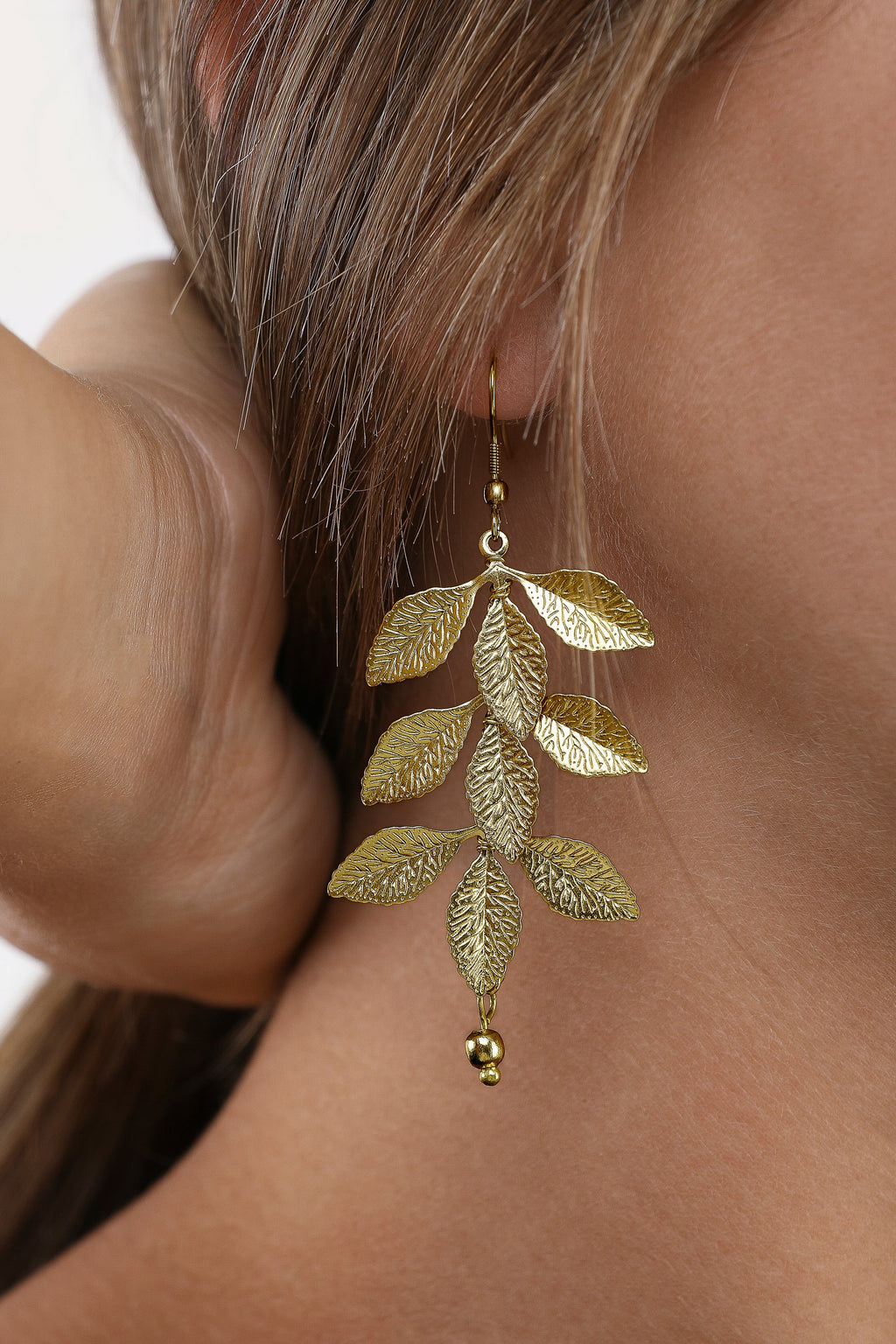 EARRINGS LEAF