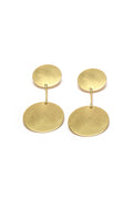 EARRINGS 2 CIRCLES BAR
