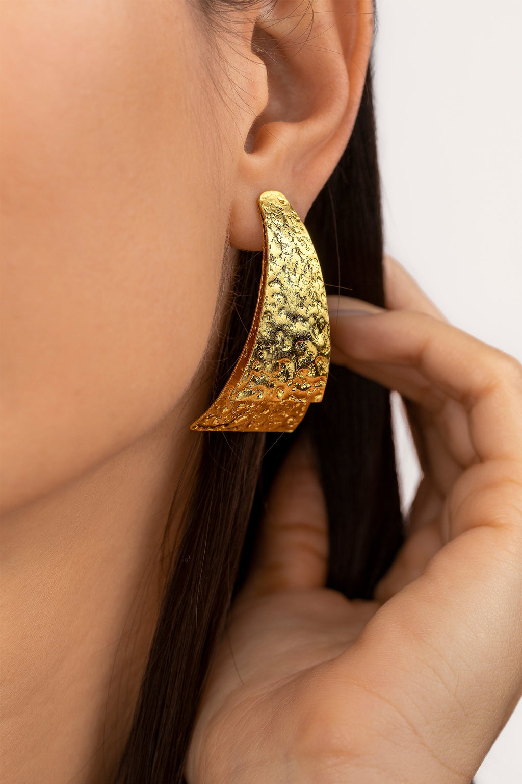 EARRINGS WROUGHT ANTIQUE