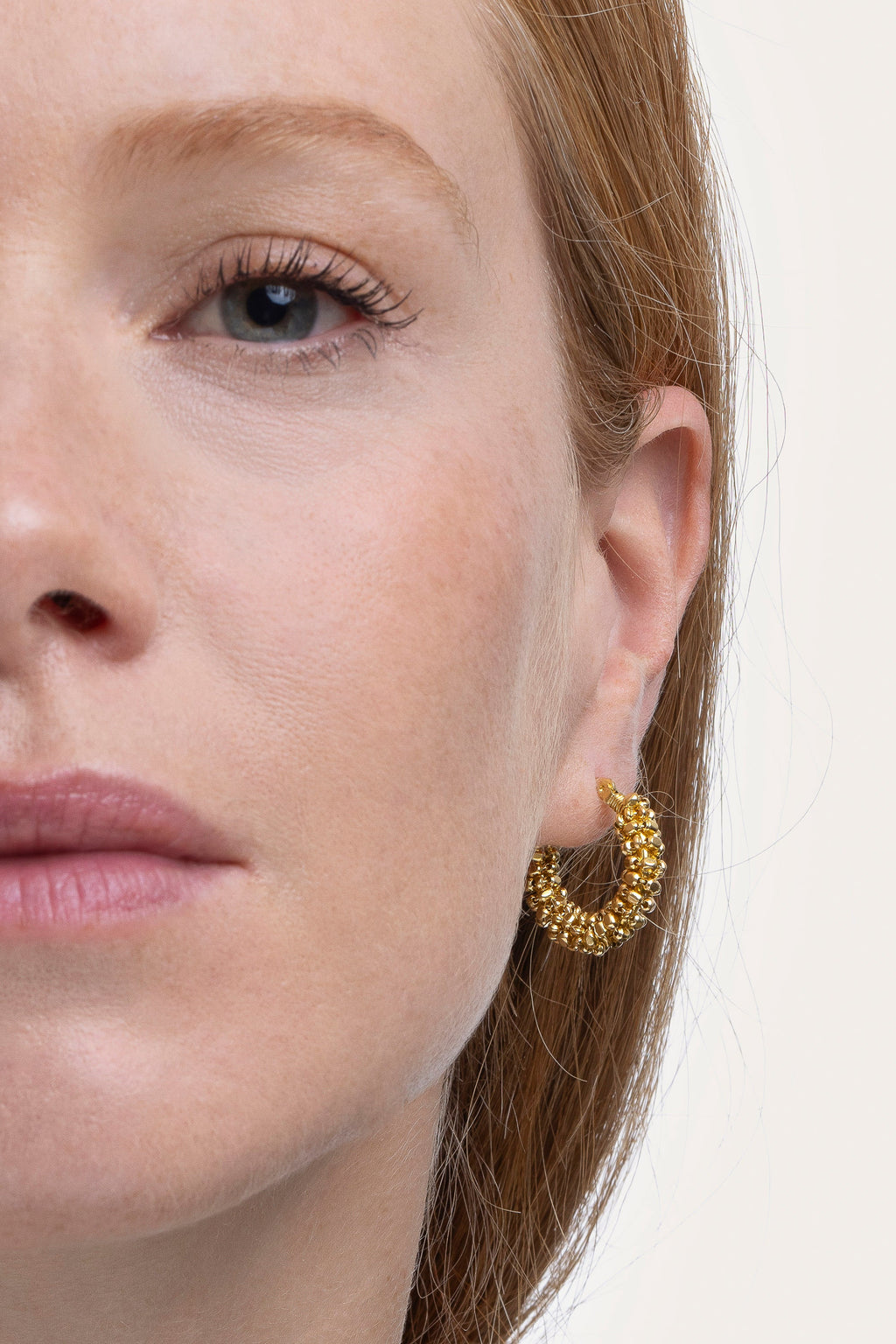 HOOP EARRINGS NUGGETS