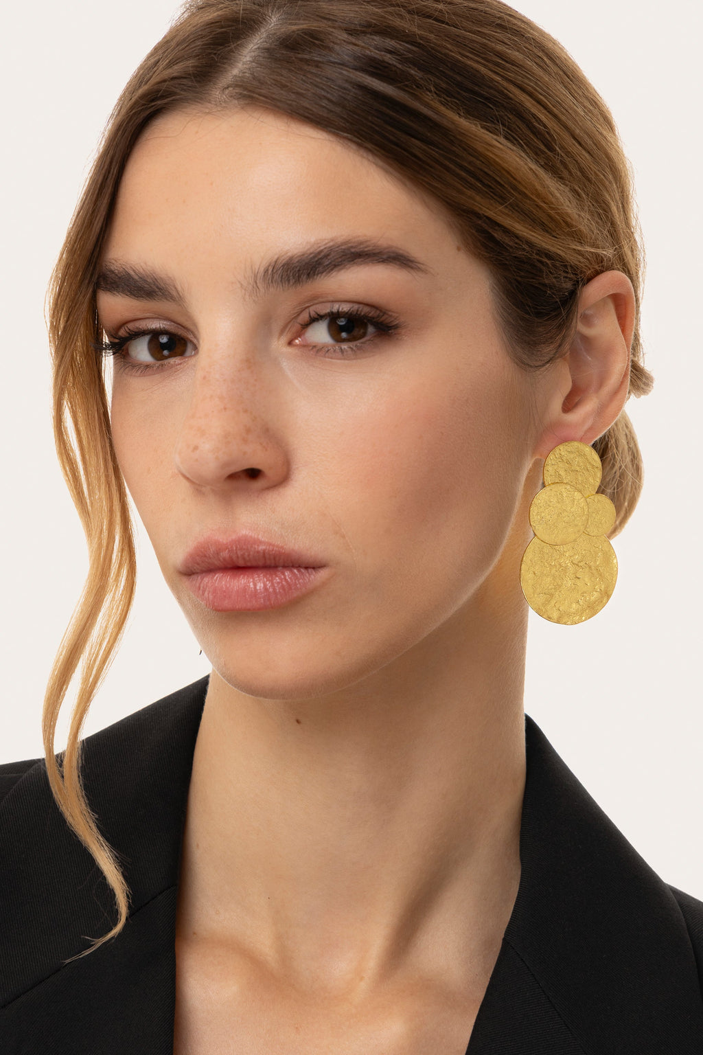 MIXED DISC EARRINGS