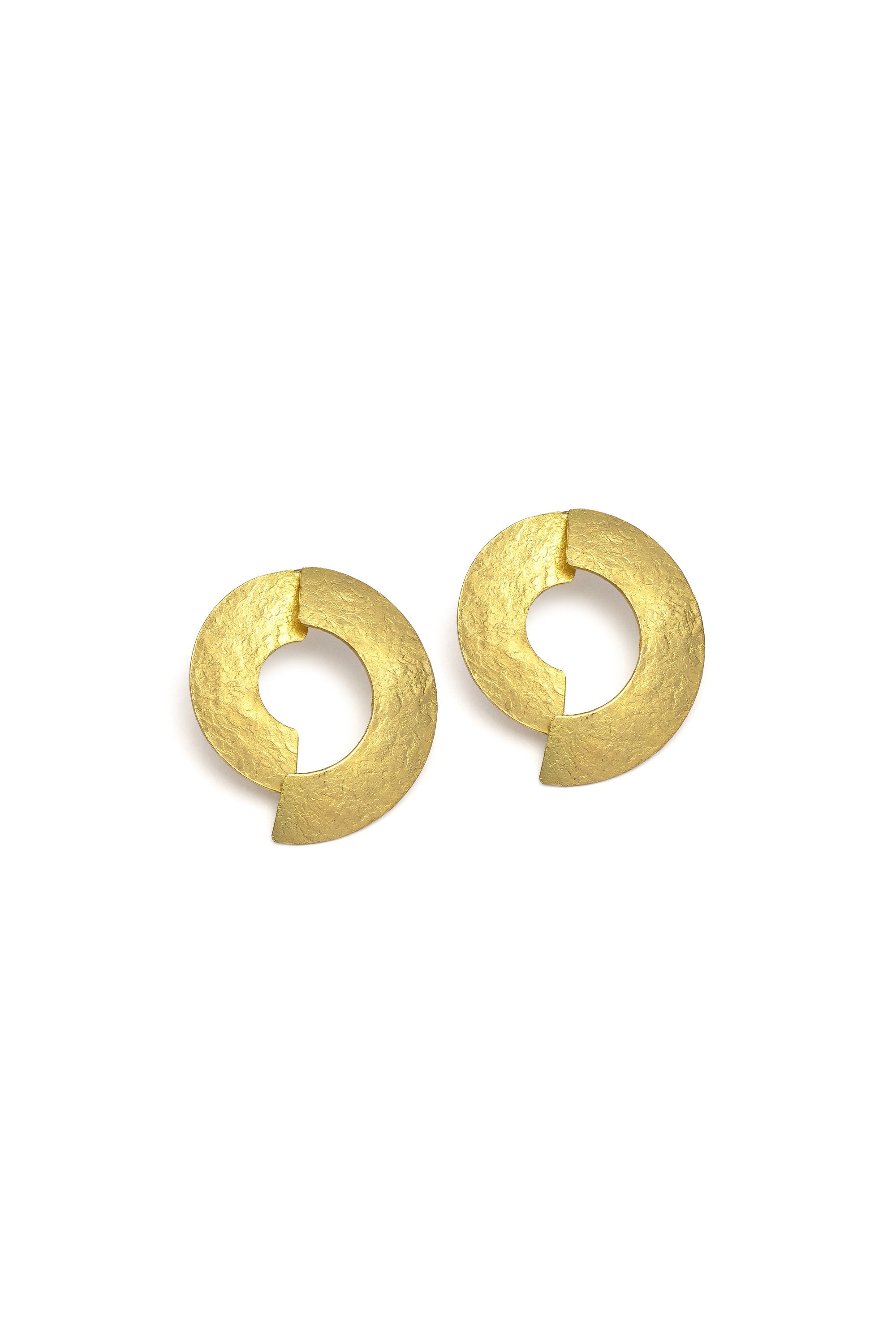 2 SEMI-CIRCLE EARRINGS