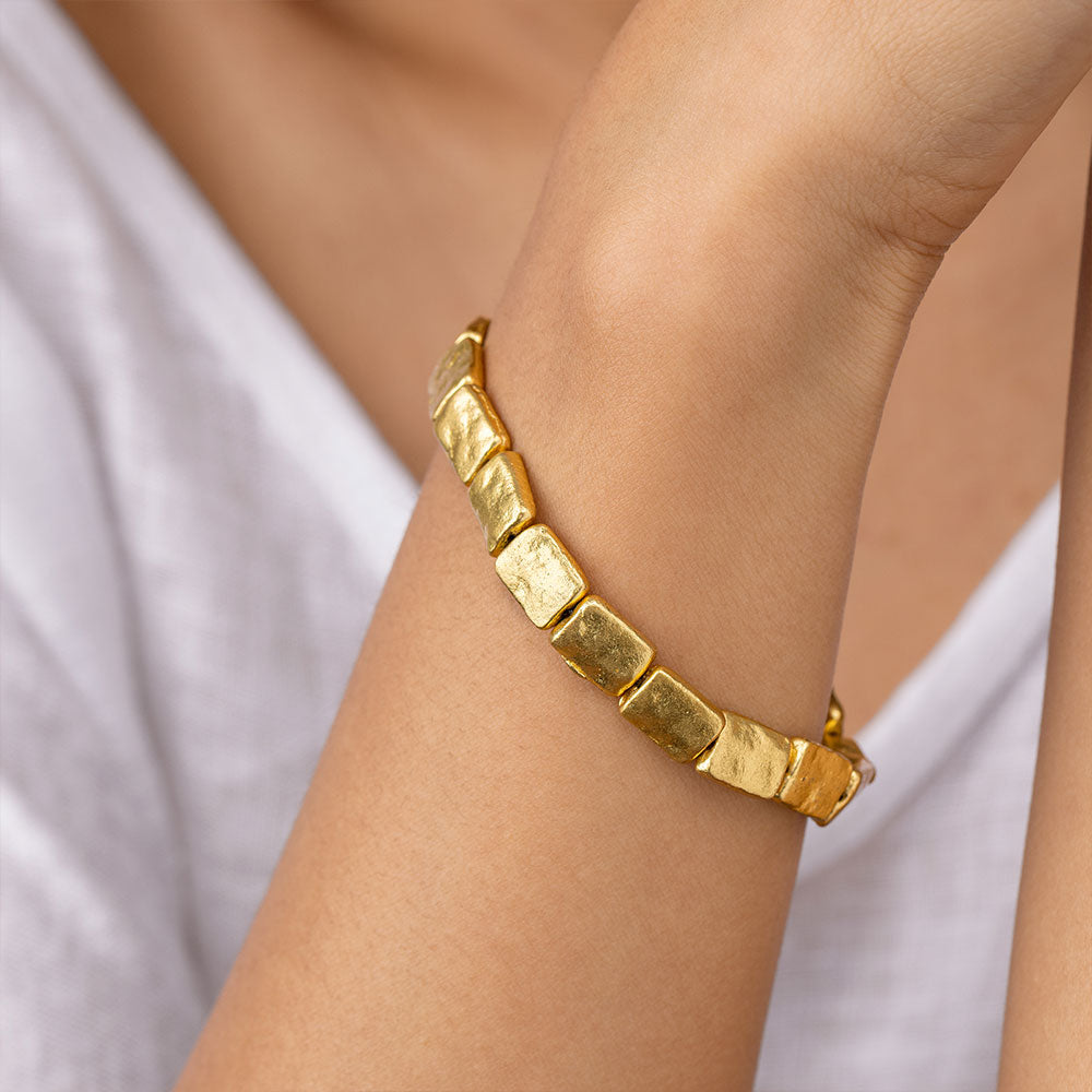 BRACELET ELASTIC RECTANGLES