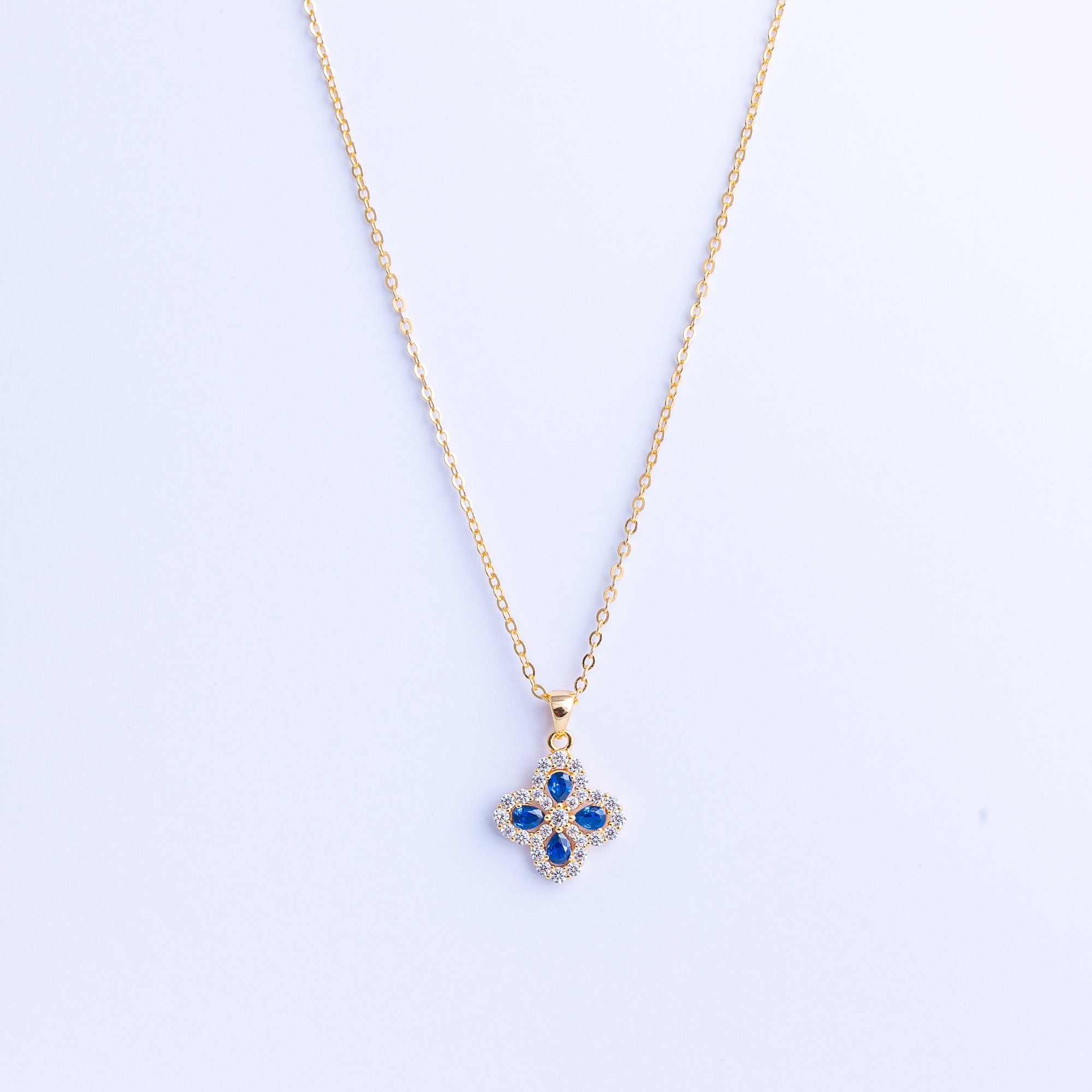 Clover| Gold-Plated Silver Clover Necklace