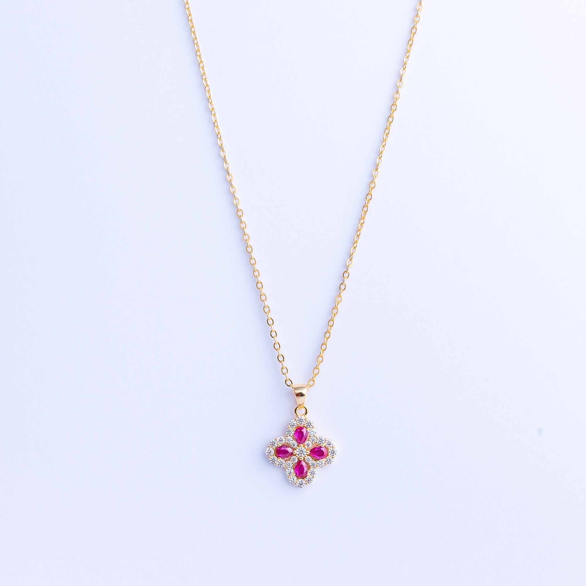 Clover | Gold-Plated Silver Clover Necklace