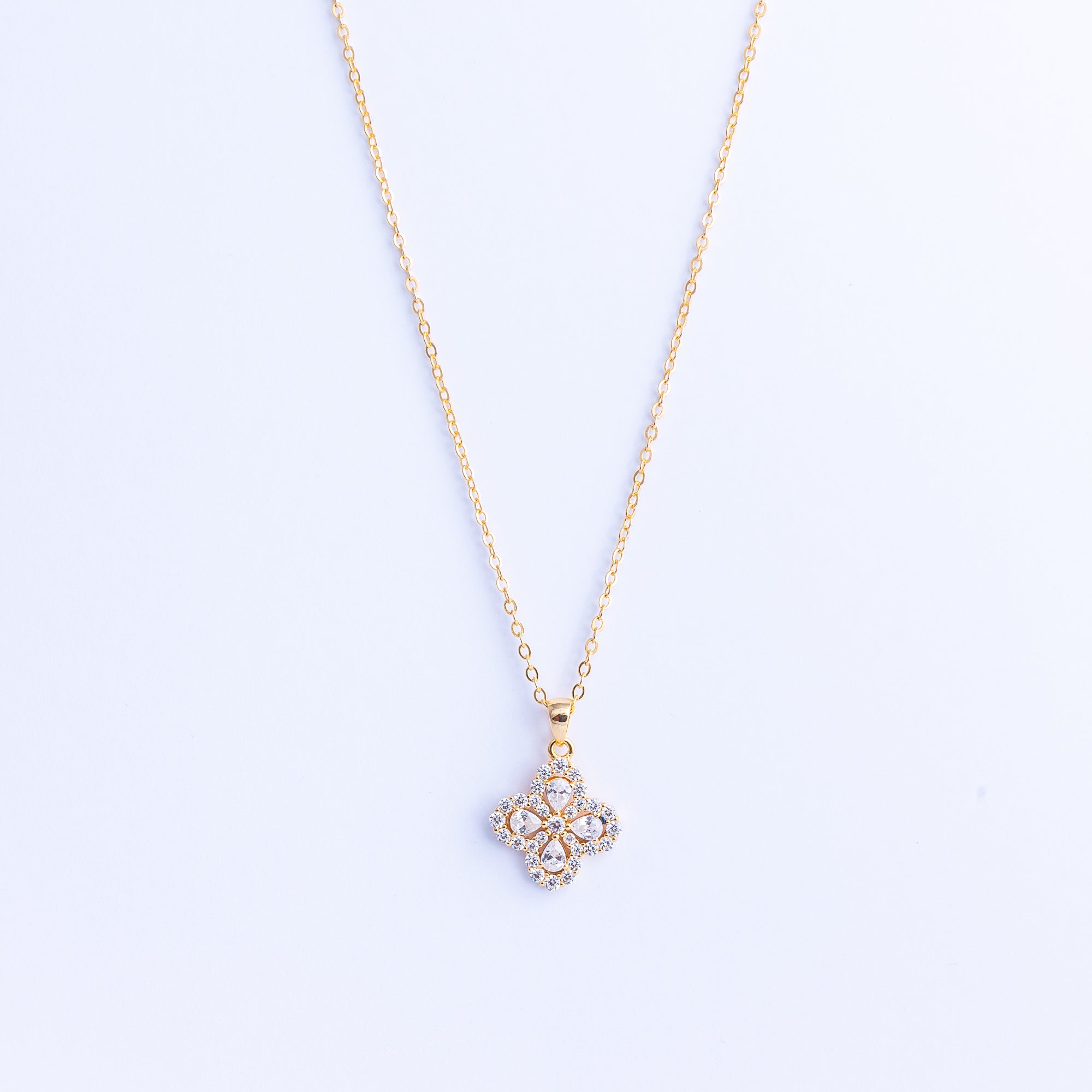 Clover | Gold-Plated Silver Clover Necklace