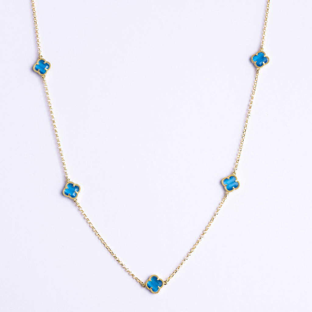 Clover | Necklace with Blu Quartz