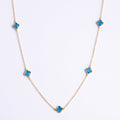 Clover | Necklace with Blu Quartz