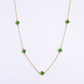 Clover | Necklace with Emerald Quartz