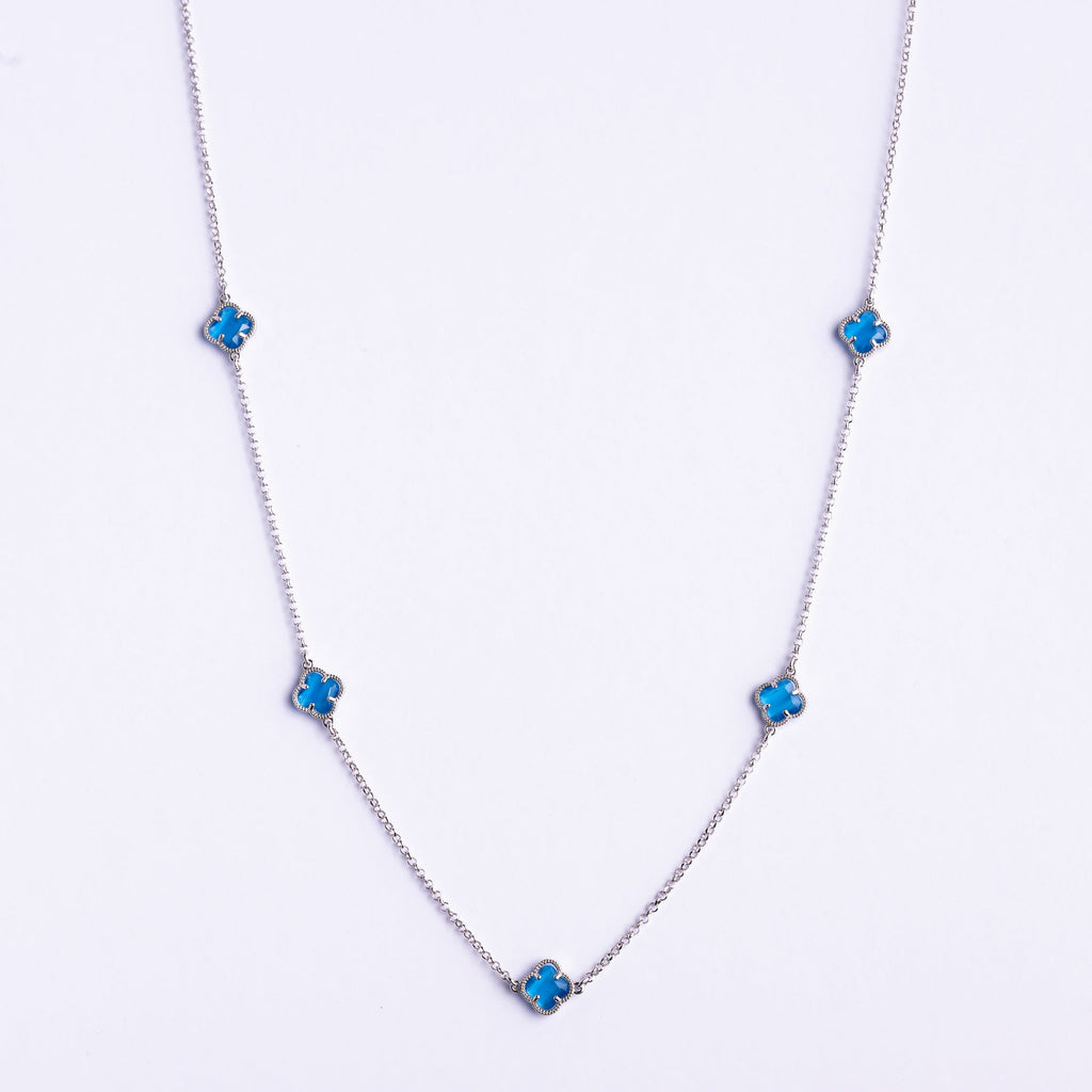 Clover | Necklace with Blu Quartz