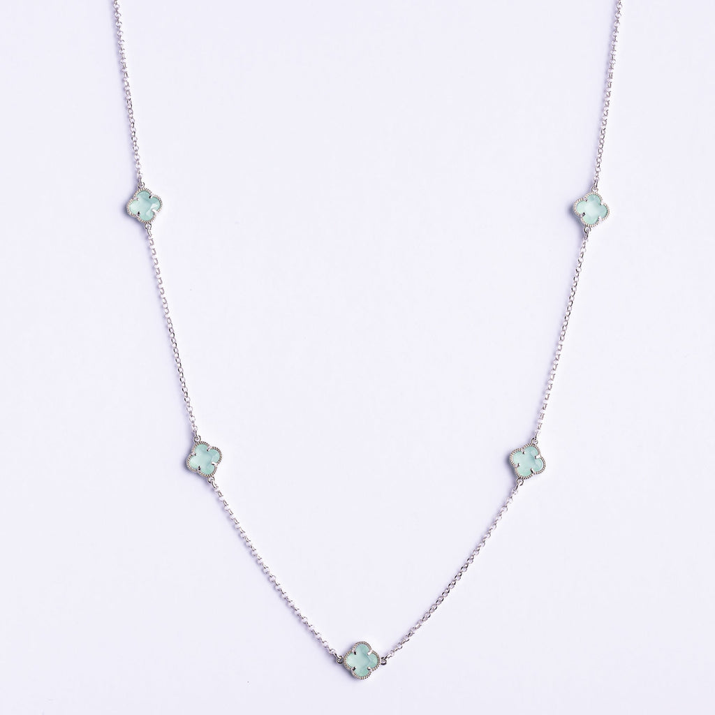 Clover | Necklace with Green Quartz