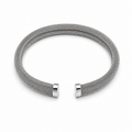 WOVEN MESH STATEMENT COLLAR CHOKER NECKLACE