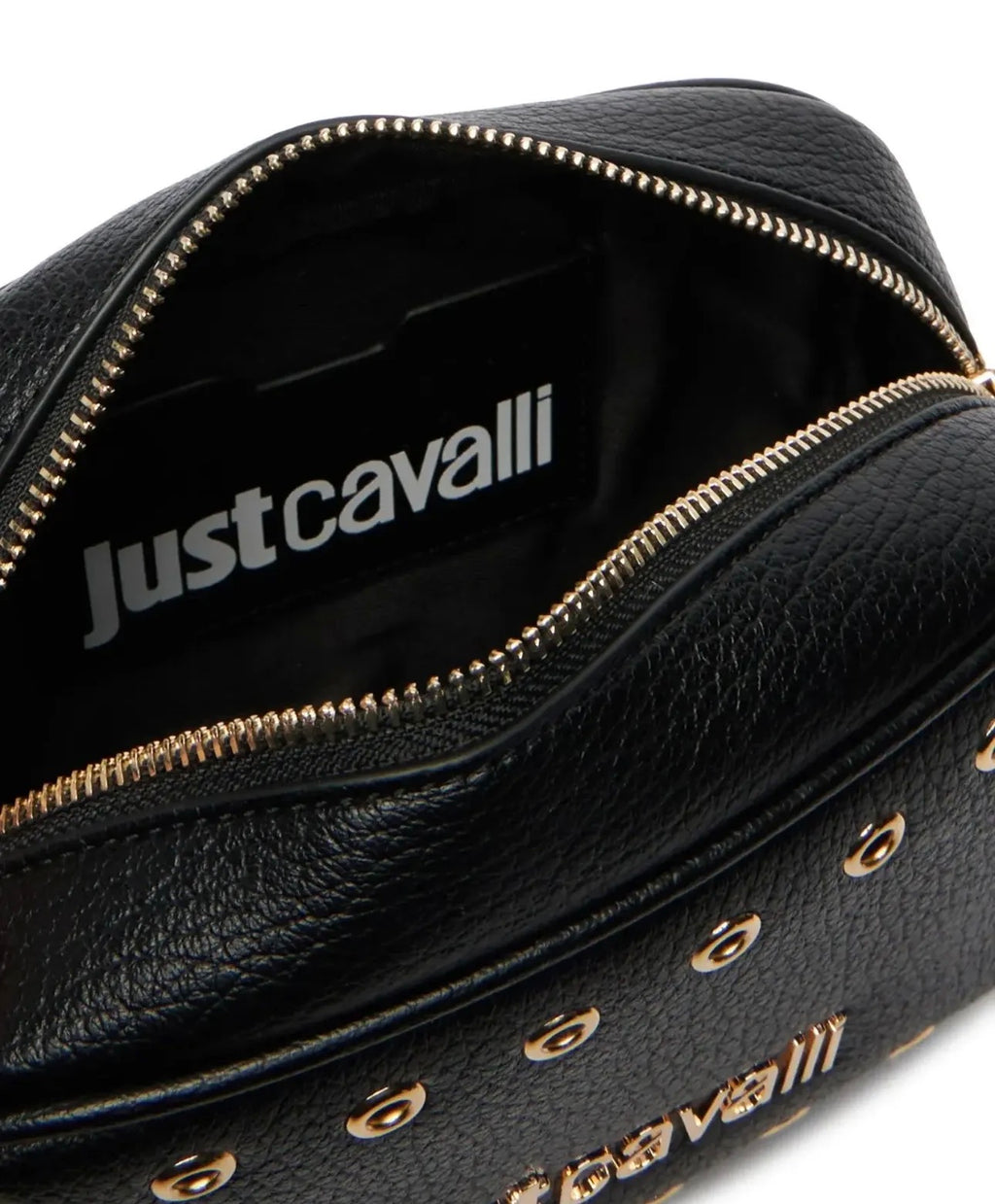 JUST CAVALLI - JC Mini Eyelets Handbag Black