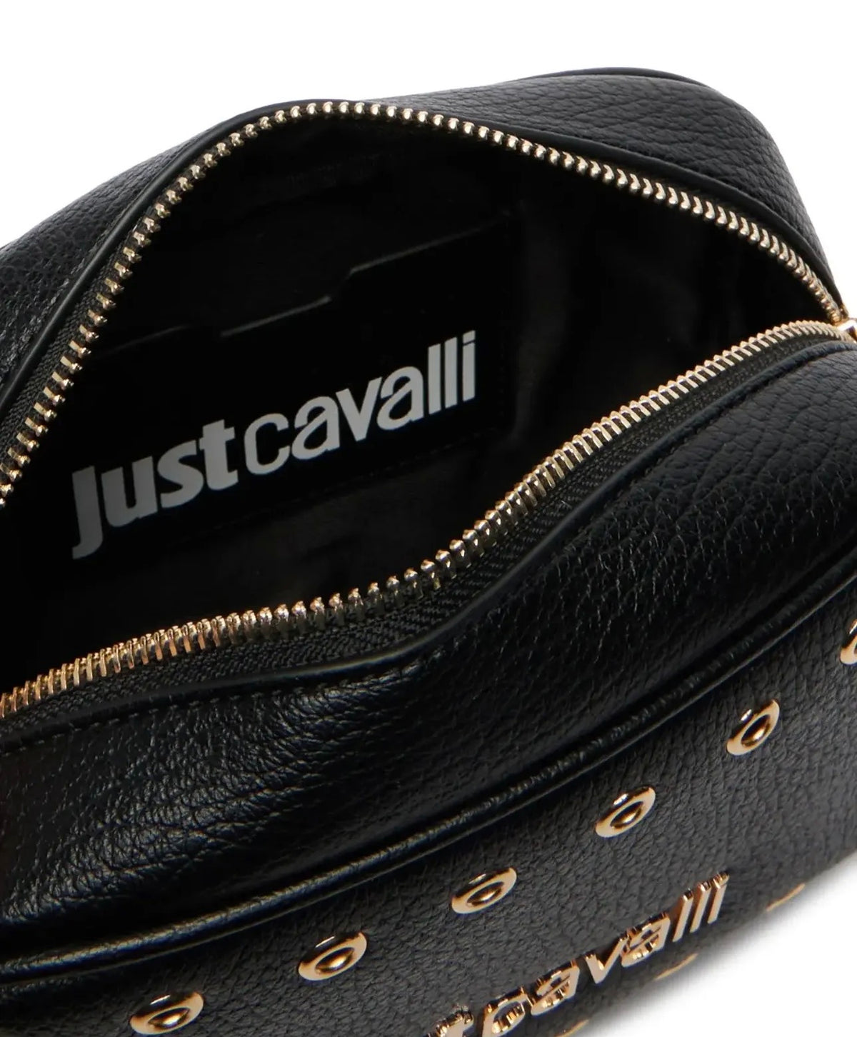 JUST CAVALLI - JC Mini Eyelets Handbag Black
