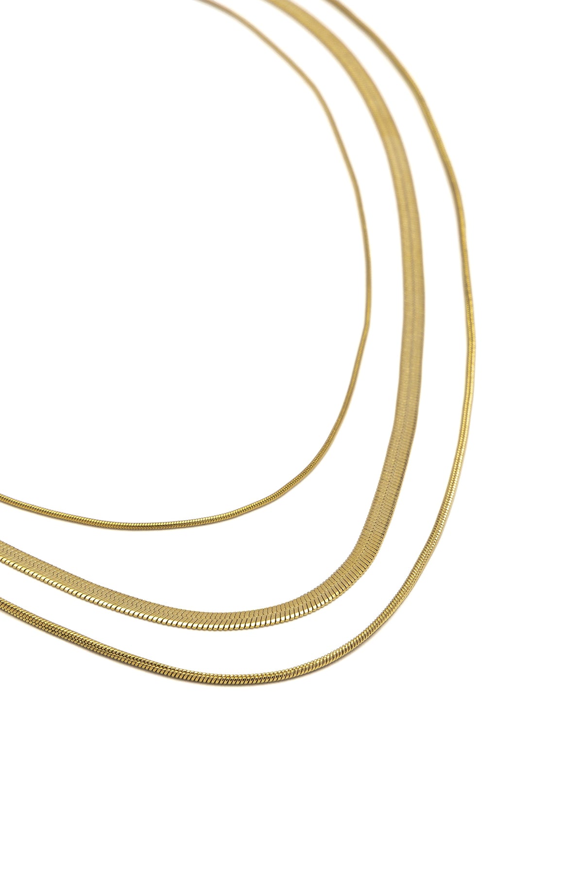 VESTOPAZZO - Set Of 3 Snake Necklaces