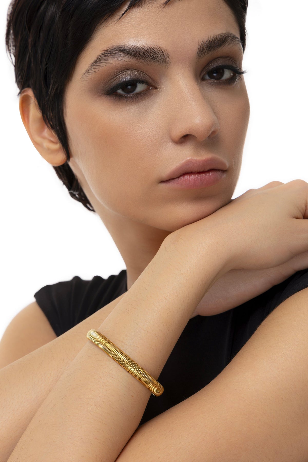 VESTOPAZZO - Ribbed Rigid Bracelet