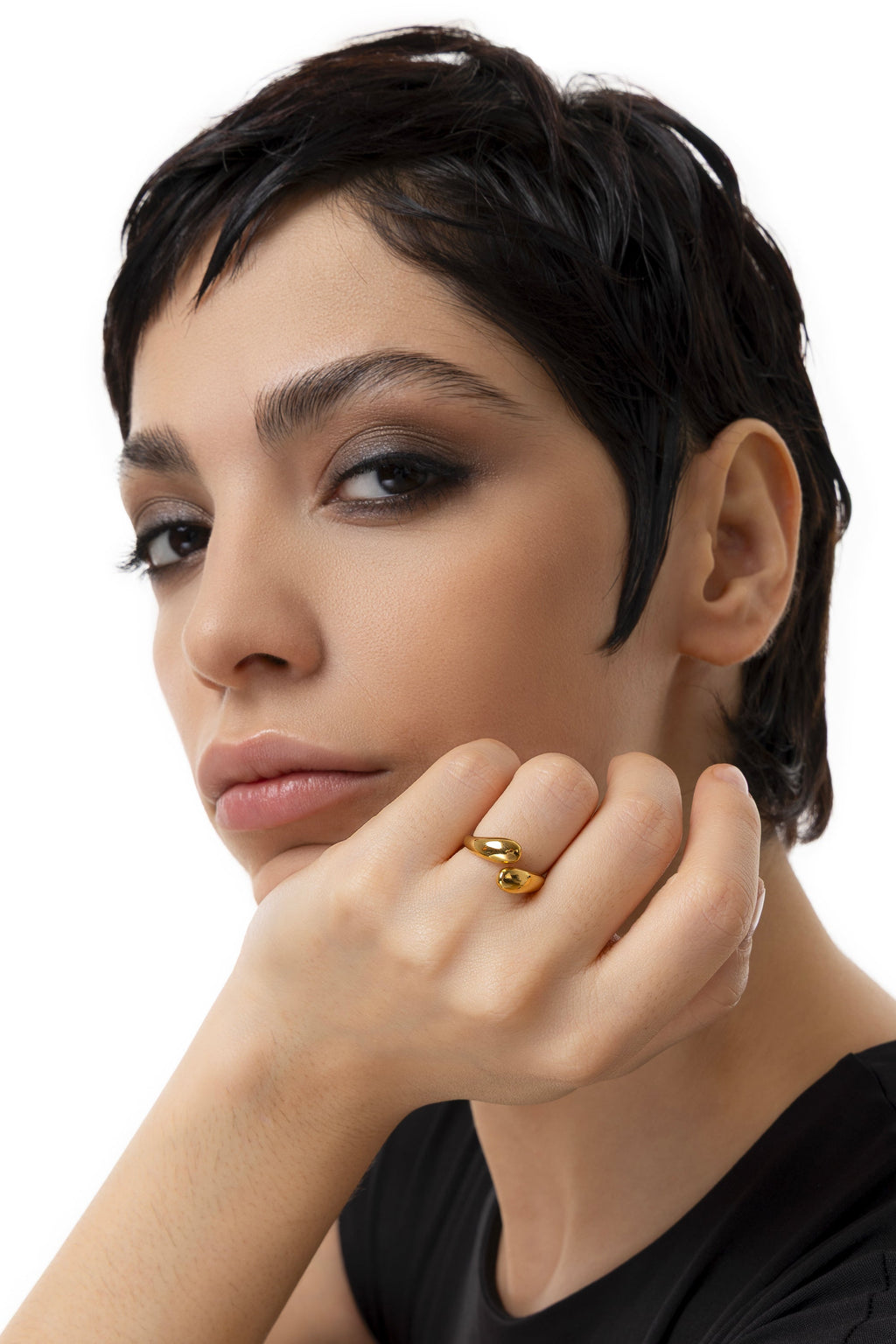 VESTOPAZZO - 2 Drops Twist Ring