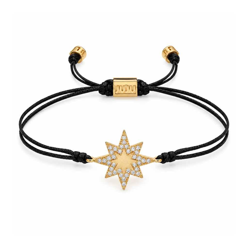 JUJU Mood Corazón Cord Bracelet - Bracelets in Kuwait | سوار خيط كورازون (Corazón) بتصميم قلب من البرونز - Saya