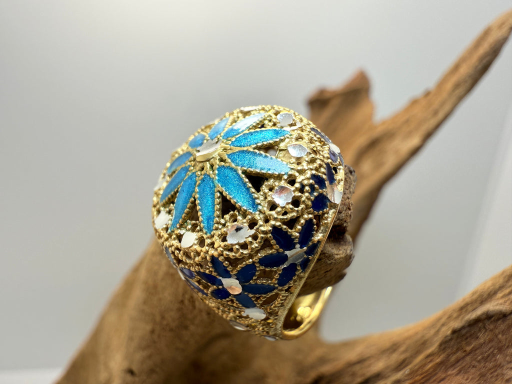 Florentine Rose Window Ring