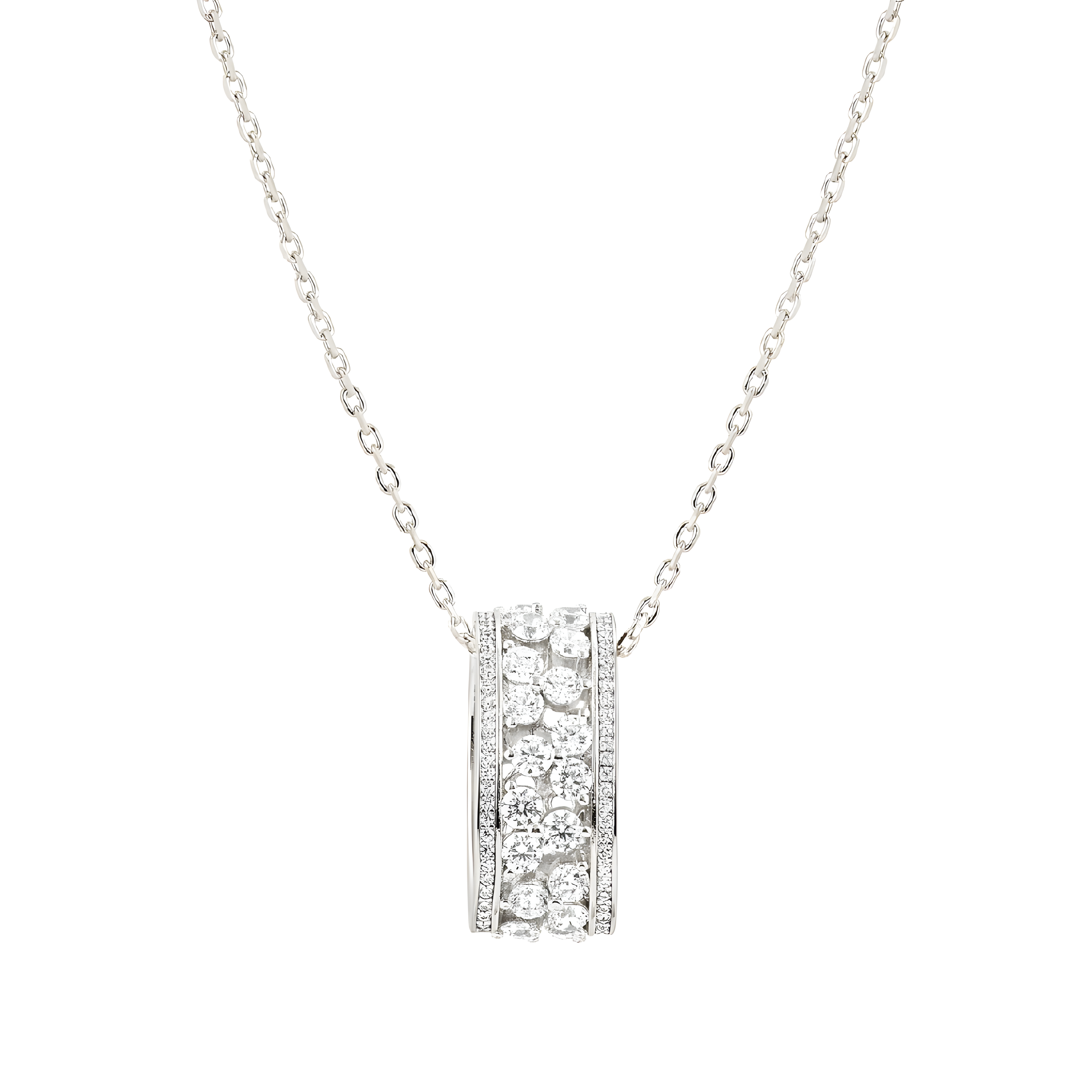 NOMINATION ITALY LIFE BOUQUET STERLING SILVER NECKLACE WHITE RING PENDANT CZ