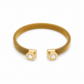 ROMAN NUMERAL MESH CUFF BRACELET