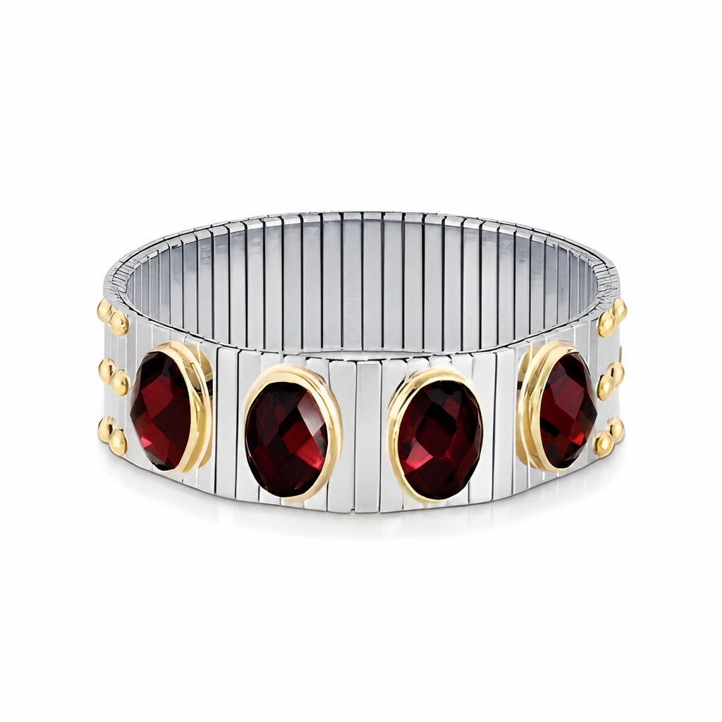 EXTENSION XL 4 CUBIC ZIRCONIA STONES RED