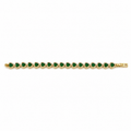 EMERALD HEART CRYSTAL TENNIS BRACELET