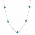 CLOVER | NECKLACE WITH BLUE QUARTZ