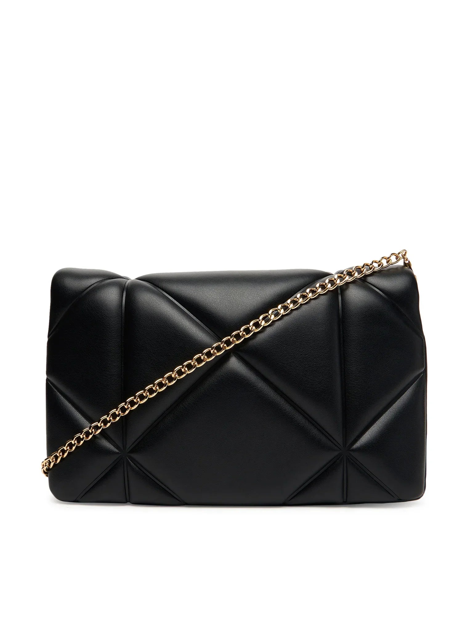 EMBOSSED QUILTED SHOULDER BAG