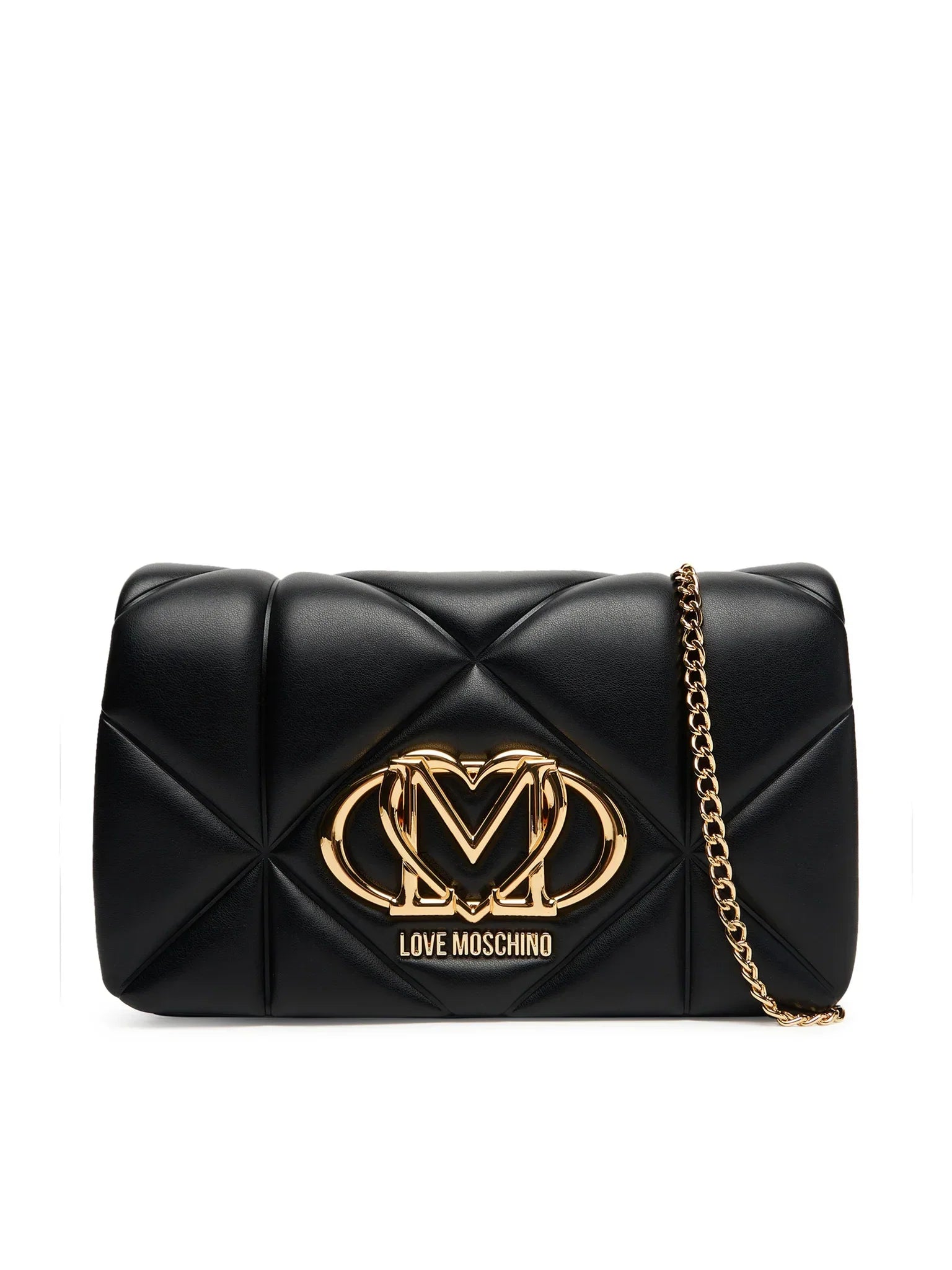 EMBOSSED QUILTED SHOULDER BAG