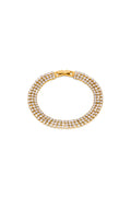 Vestopazzo Tennis Bracelet With Zircons - Bracelets in Kuwait | سوار تنس كلاسيكي مرصع بأحجار الزركون المتلألئة - Saya