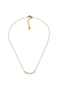 Vestopazzo Solitaire Necklace With Zircons - Necklaces in Kuwait | عقد سوليتير ناعم مرصع بصف من أحجار الزركون - Saya