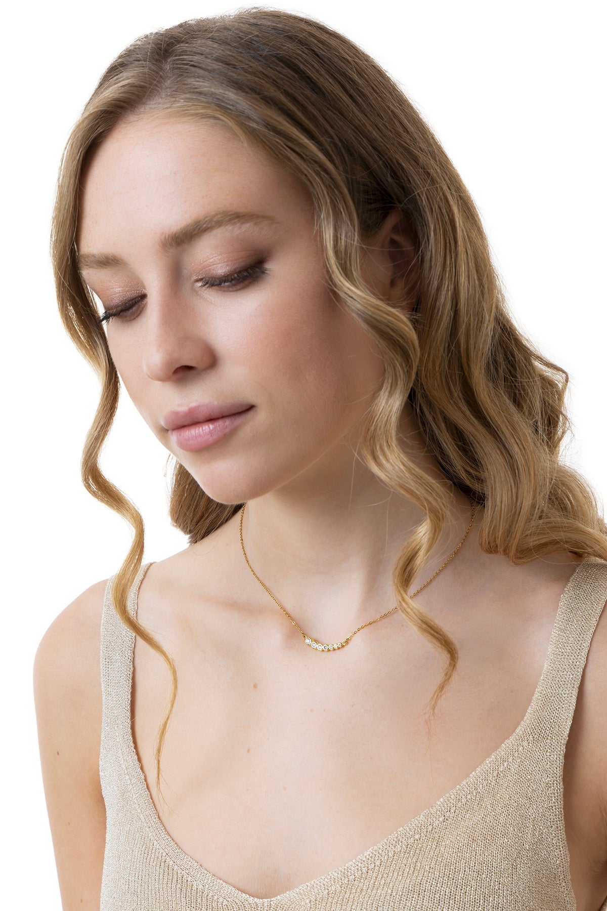 VESTOPAZZO - Solitaire Necklace With Zircons