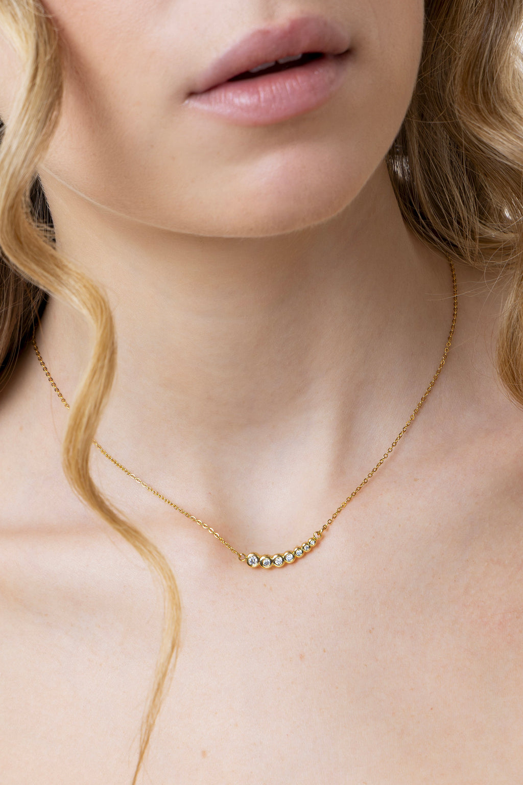 VESTOPAZZO - Solitaire Necklace With Zircons