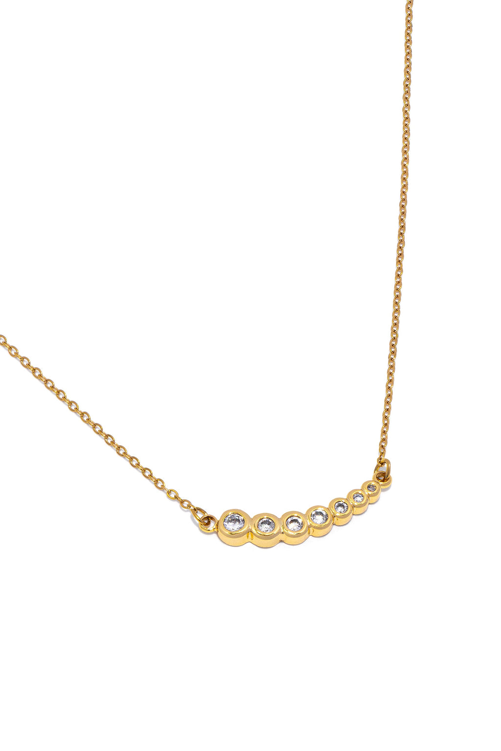 VESTOPAZZO - Solitaire Necklace With Zircons