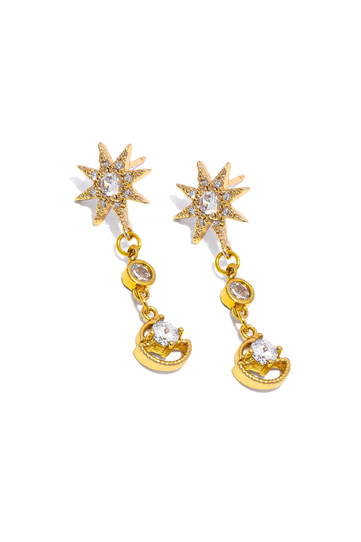 VESTOPAZZO - Drop Earrings With Zircons