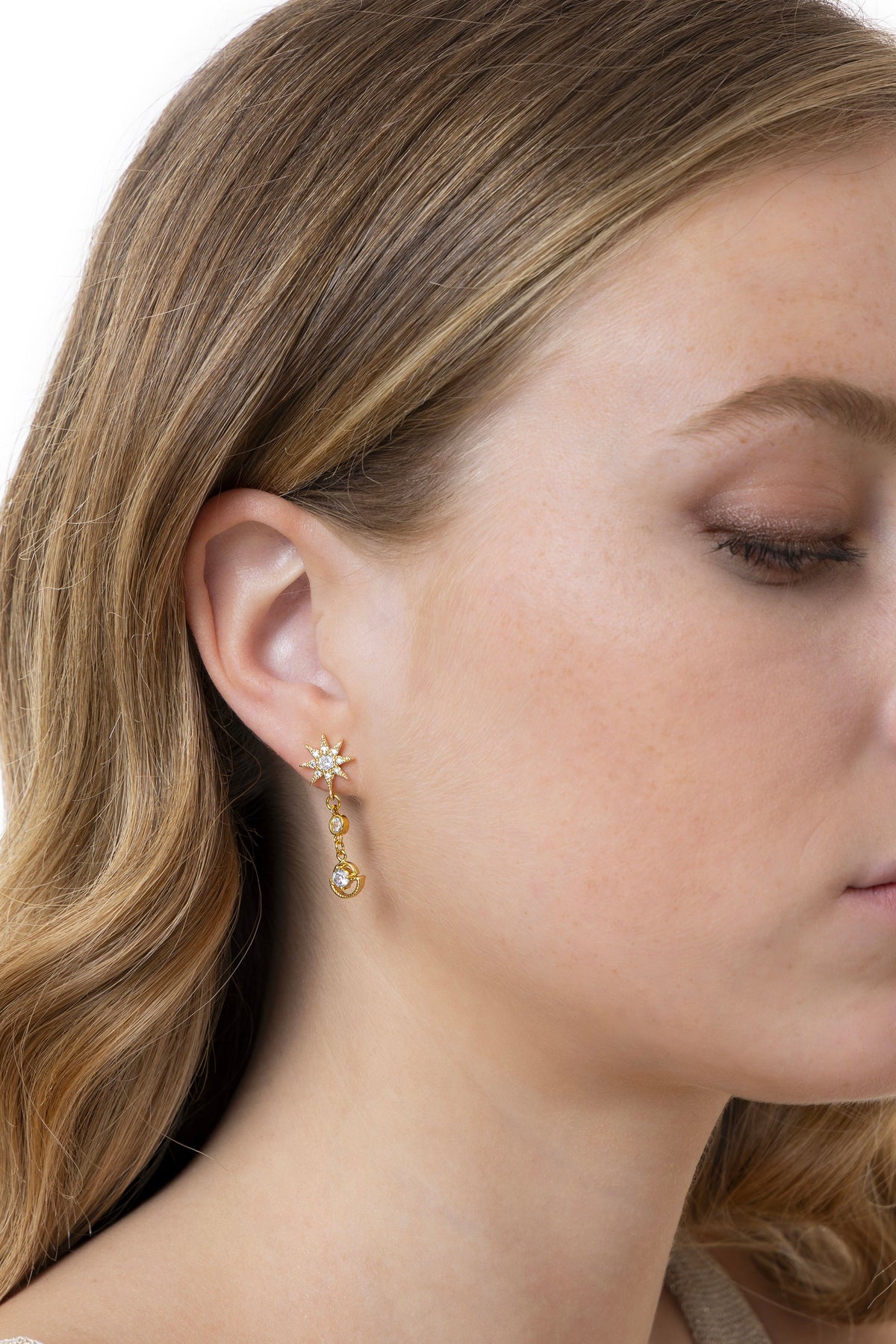 VESTOPAZZO - Drop Earrings With Zircons