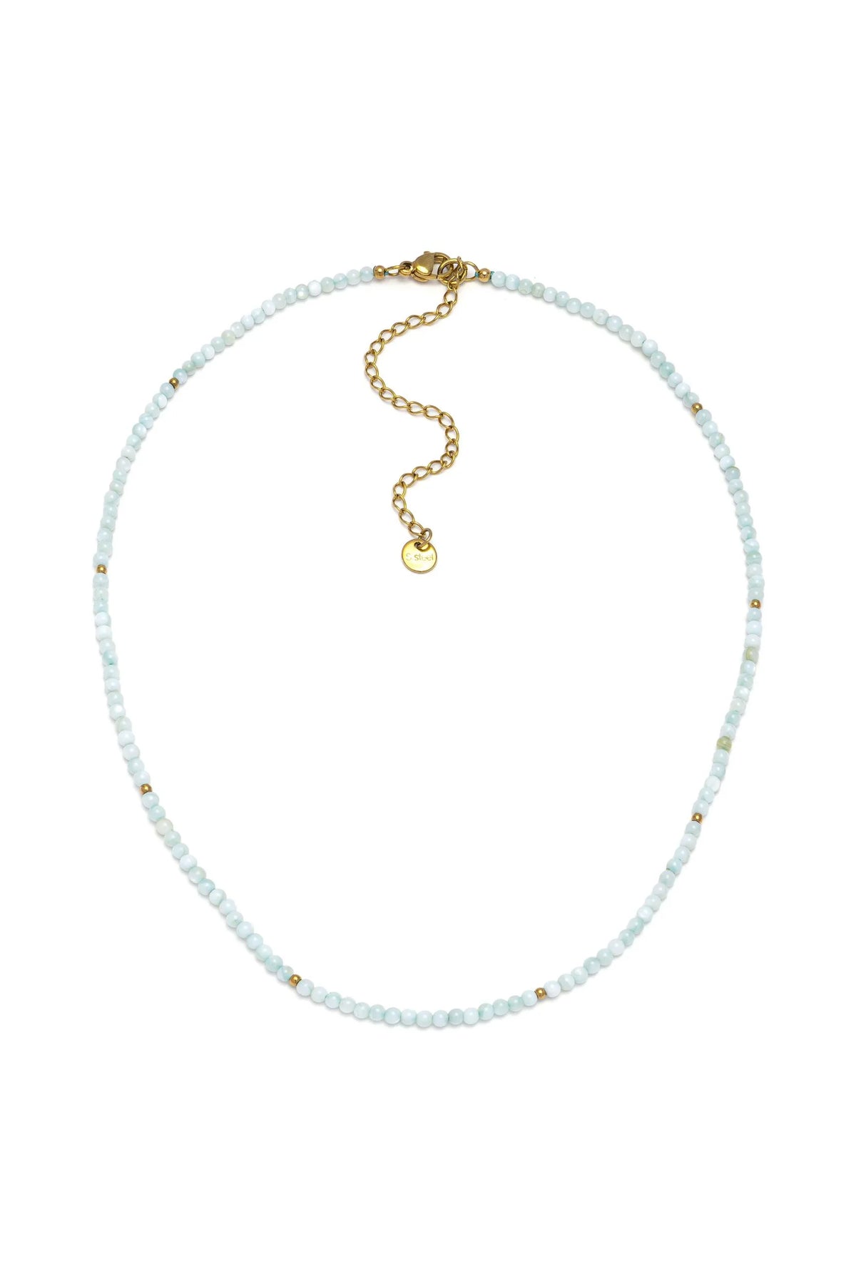 AQUAMARINE SPHERES CHOKER