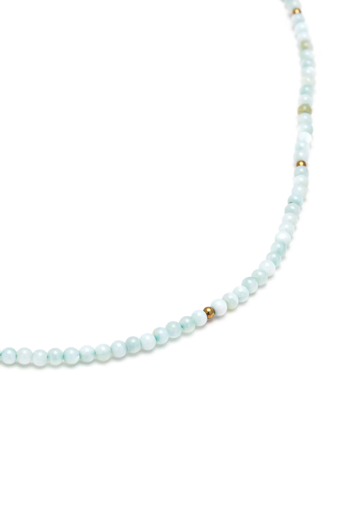 AQUAMARINE SPHERES CHOKER