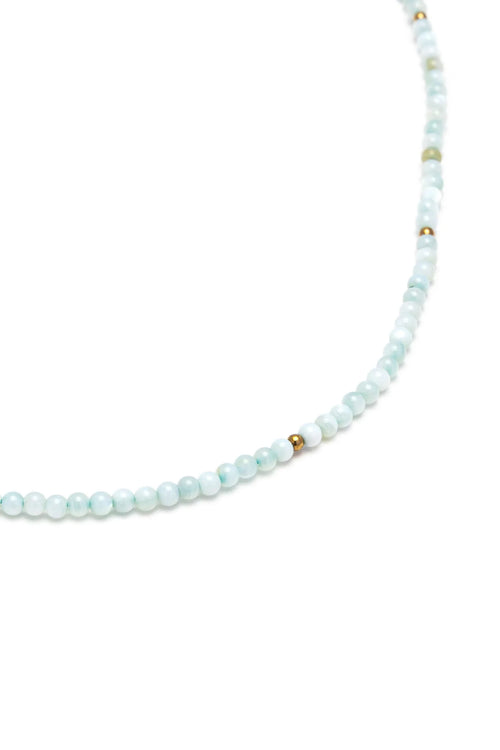 AQUAMARINE SPHERES CHOKER