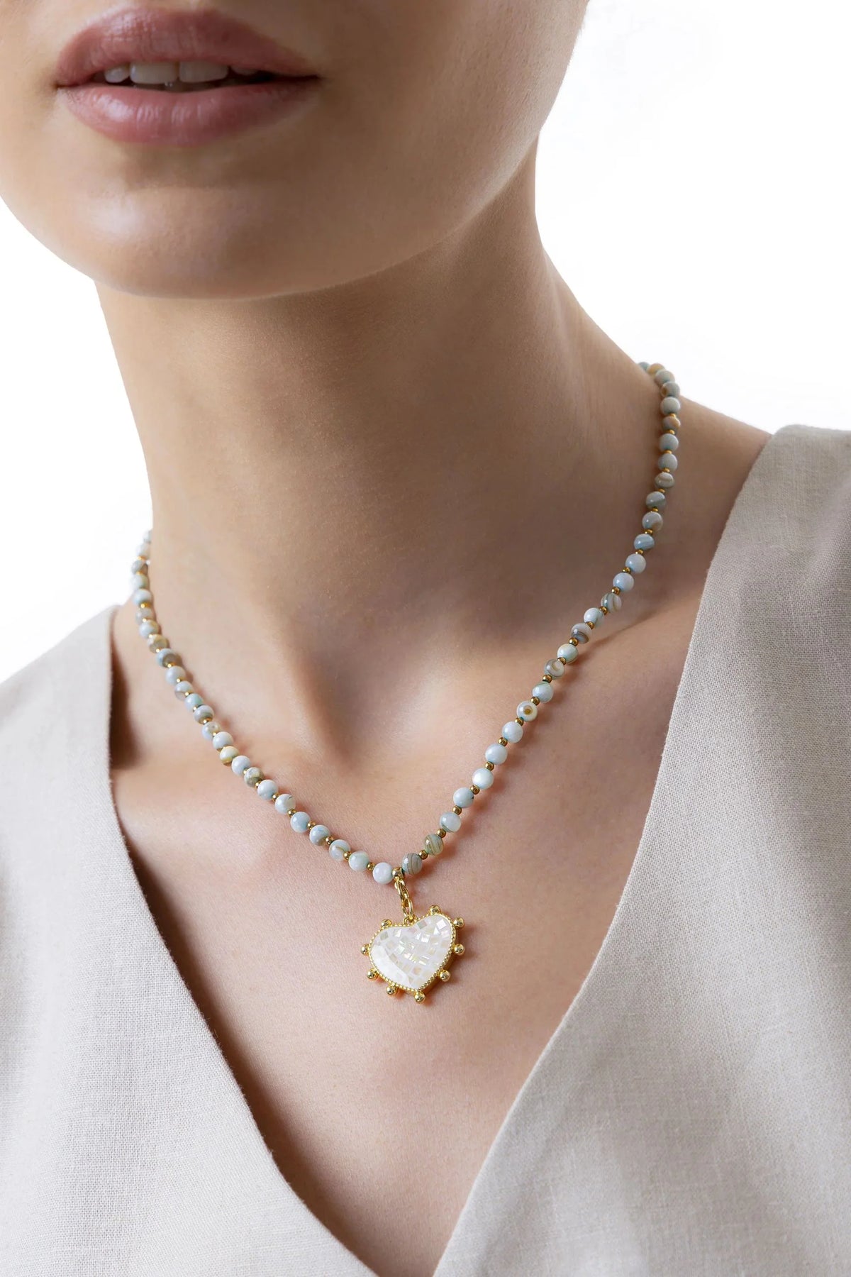 HEART SPHERES NECKLACE