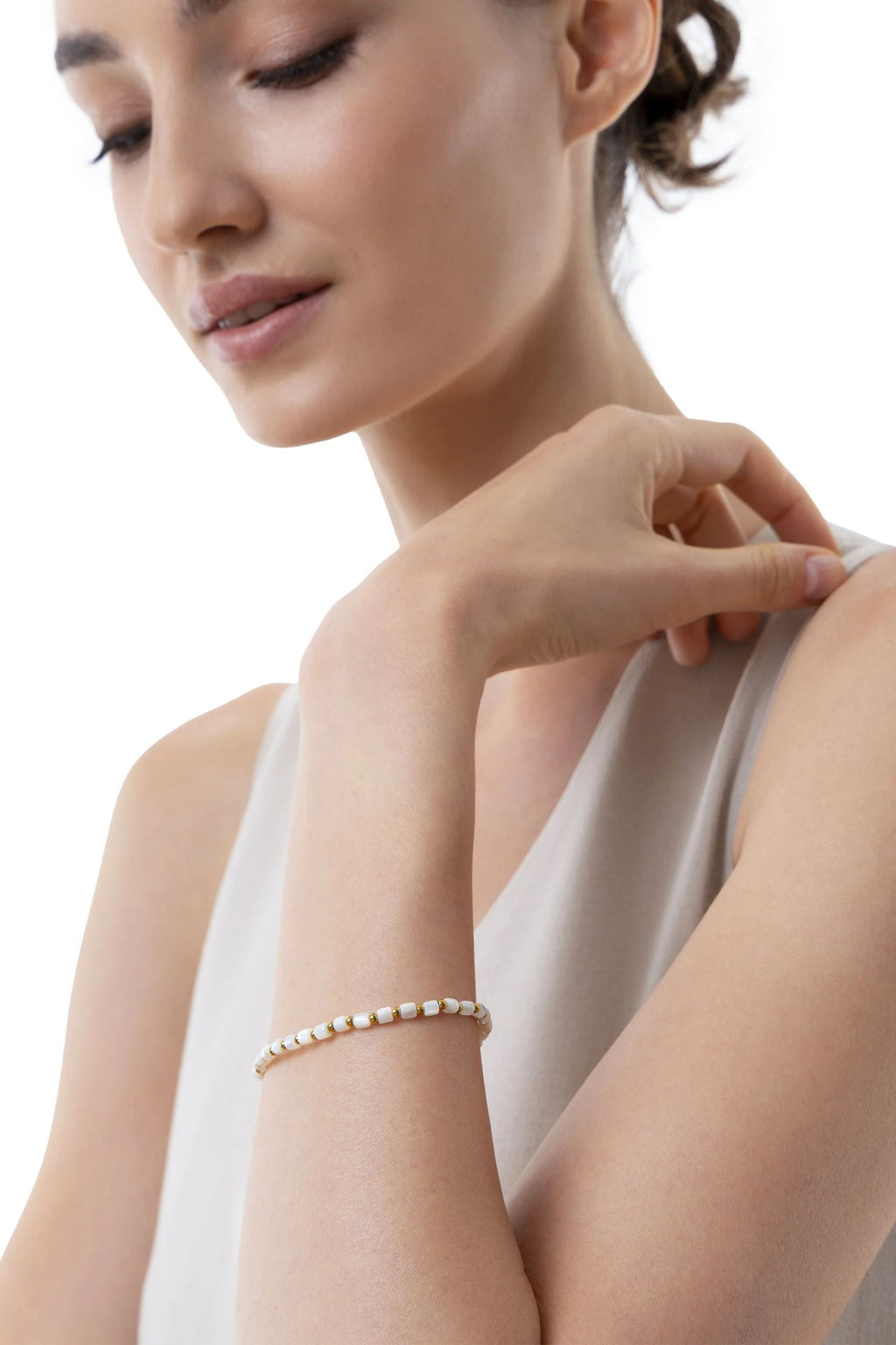 ELASTIC SPHERE CYLINDER BRACELET