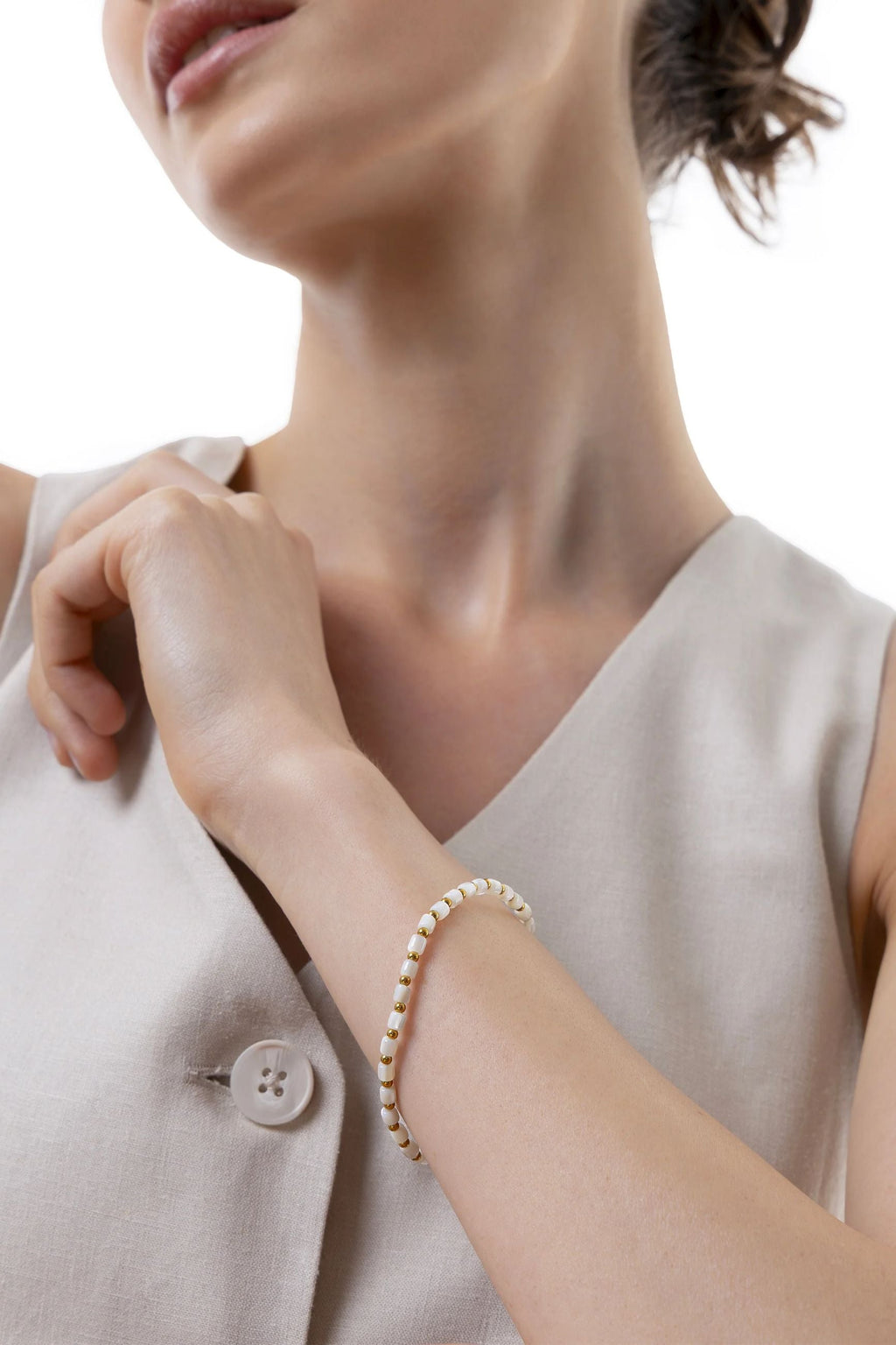 ELASTIC SPHERE CYLINDER BRACELET