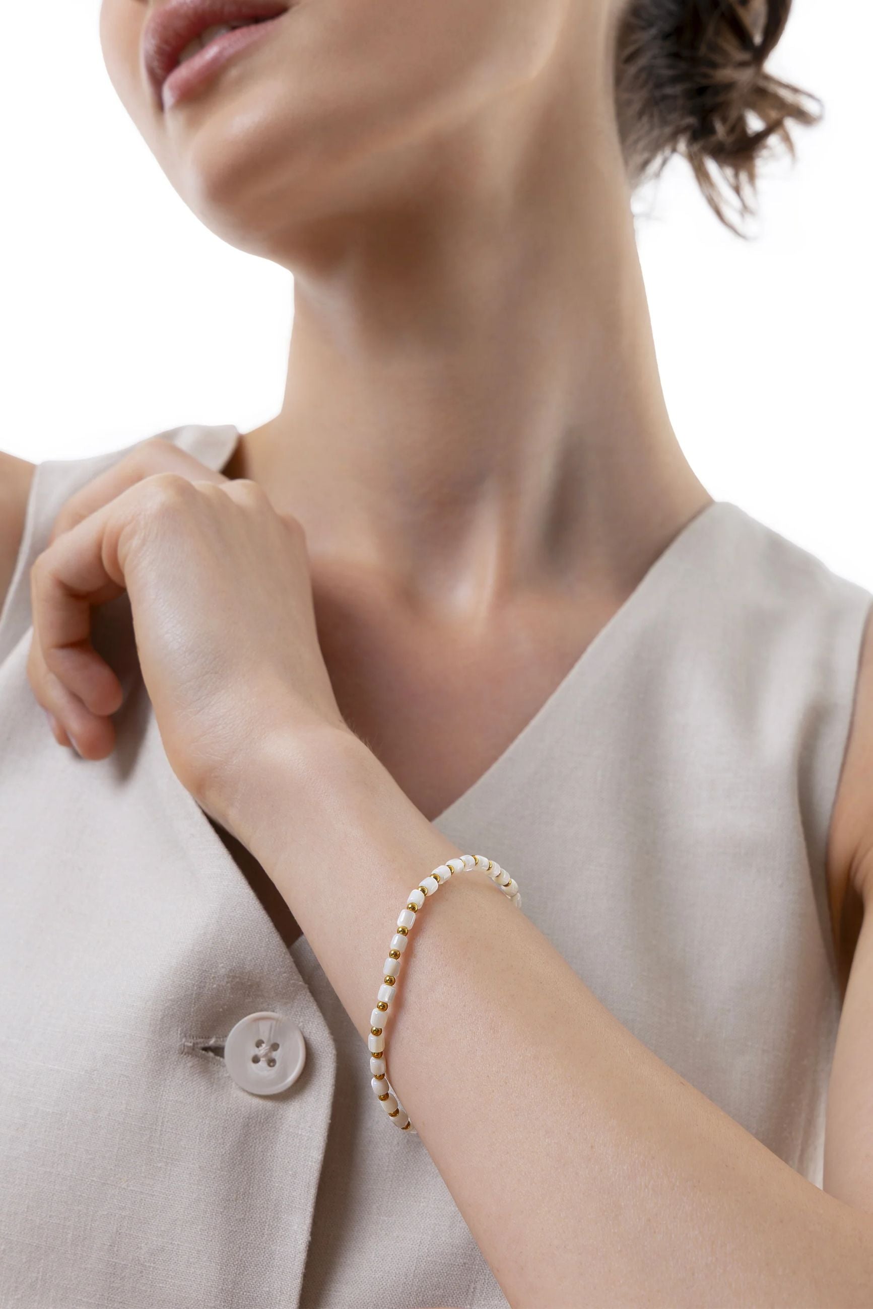ELASTIC SPHERE CYLINDER BRACELET