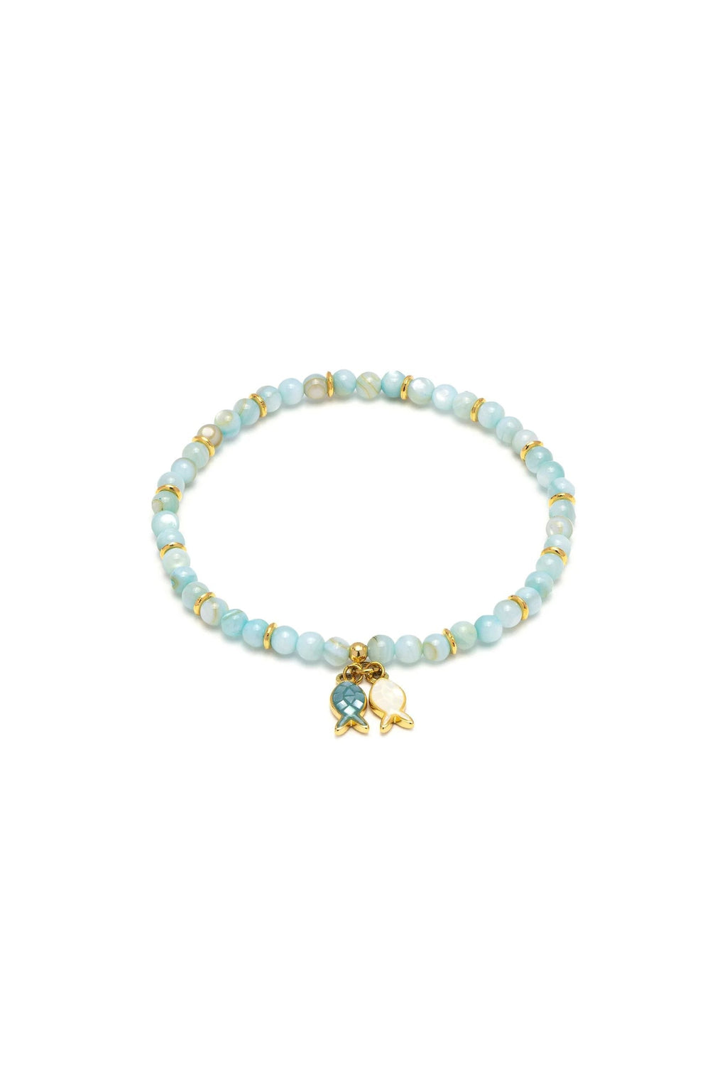 ELASTIC BRACELET WITH 2 FISHES