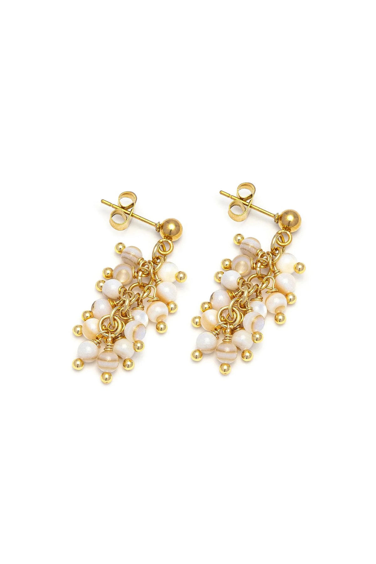 MOGRA MOTHER OF PEARL EARRINGS