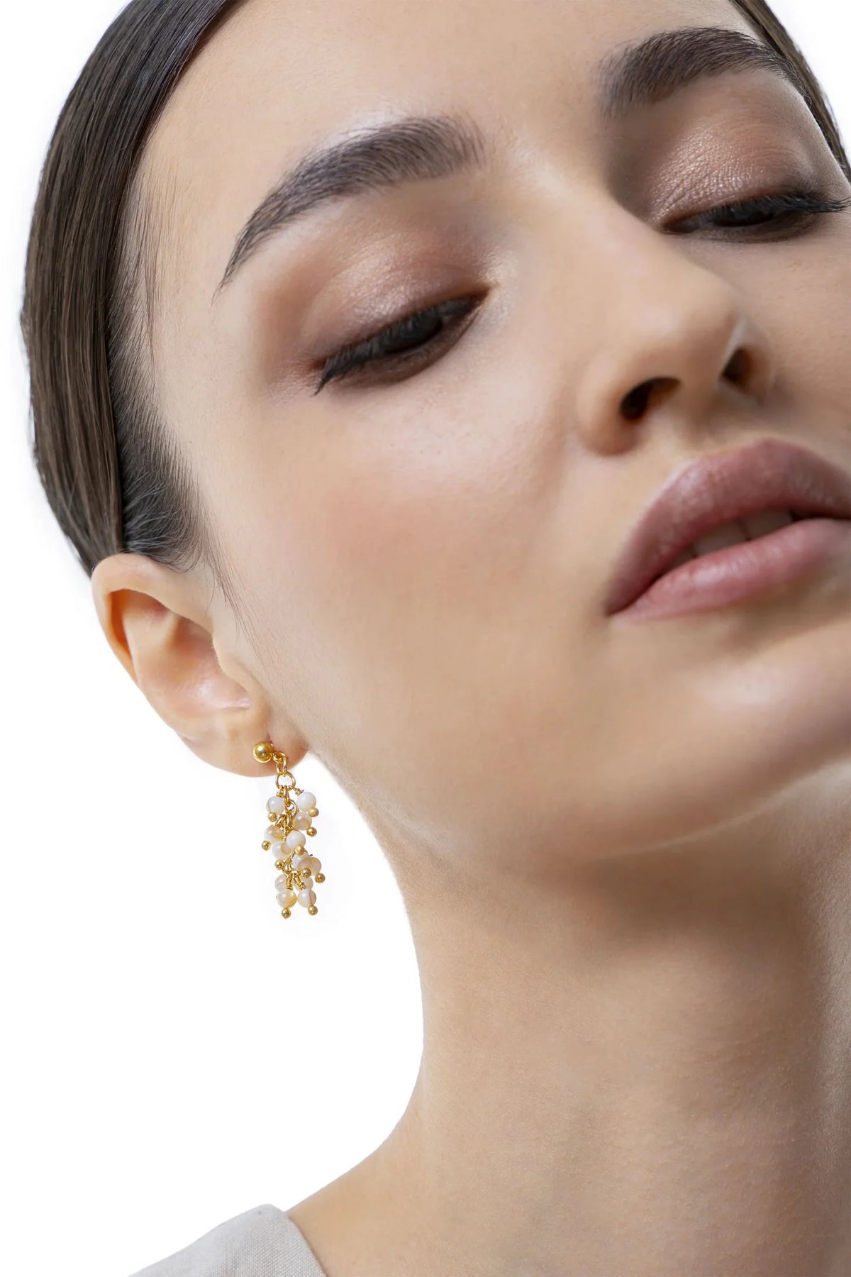 MOGRA MOTHER OF PEARL EARRINGS