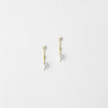 Pearl Classic earrings with zircons elements